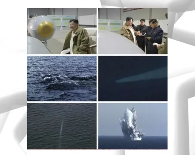 उत्तर कोरियाले गर्यो पानीभित्र आणविक आक्रमण गर्न सक्ने ड्रोनको परीक्षण