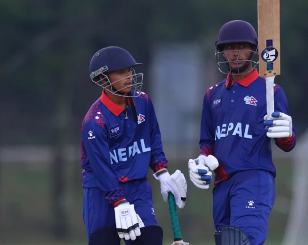 थाइल्यान्डमाथि विजय हात पार्दै नेपाल एसीसी यू–१६ इस्ट जोन कप क्रिकेटको सेमिफाइनल प्रवेश