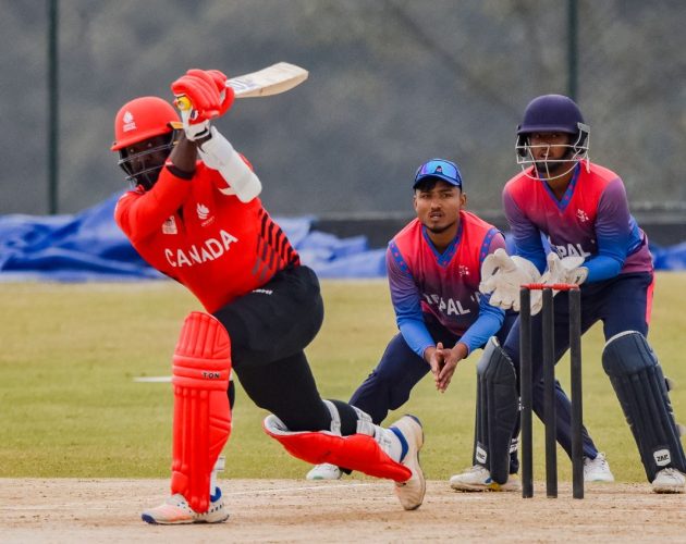 एक दिवसीय सिरिजमा क्यानडा-११ ले नेपाल एलाई ४ विकेटले हरायो