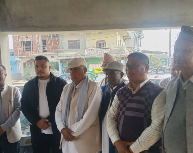 मोरङ-६ मा उज्यालो नेपाल पार्टीका उमेदवार बसन्त बुढाथोकीले गरे एमालेलाई समर्थन