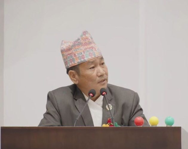 प्रतिनिधिसभाको पहिलो बैठकलाई सम्बोधन गर्दै सांसद हर्क साम्पाङले गरे एमसीसी खारेजको माग