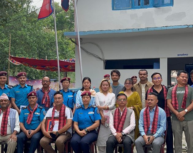 झिलझिले प्रहरी कार्यालयमा पुनर्निर्माण तथा कन्ट्रोल रुम उद्घाटन