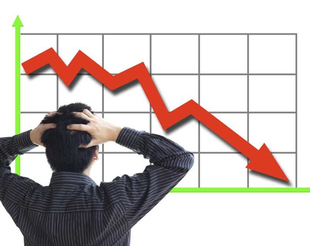 सेयर बजारमा आज पनि दोहोरो अंकको गिरावट