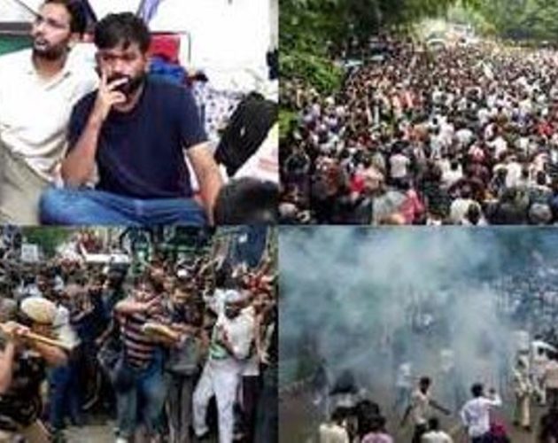दिल्लीमा ‘ककरोच जनता पार्टी’को आन्दोलन २४औँ दिनमा, संसद् मार्चपछि १७० भन्दा बढी घाइते