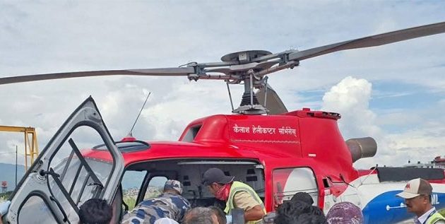 रसुवा बाढीमा फसेका ११० जनाको उद्धार