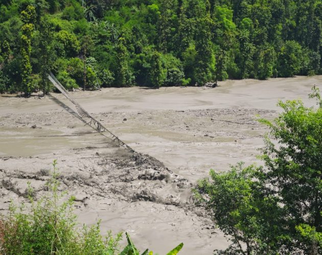 भोटेकोसीमा फेरि बाढी बढ्यो, त्रिशूली तटीय क्षेत्रमा उच्च सतर्कता अपनाउन आग्रह