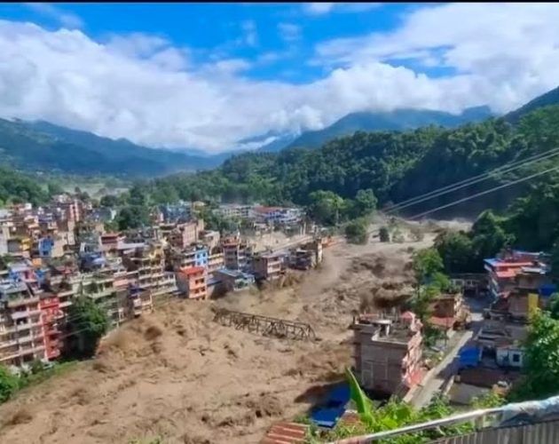 रसुवा बाढीमा झापाका ११ सम्पर्कविहीन, सात तीर्थयात्री सकुशल