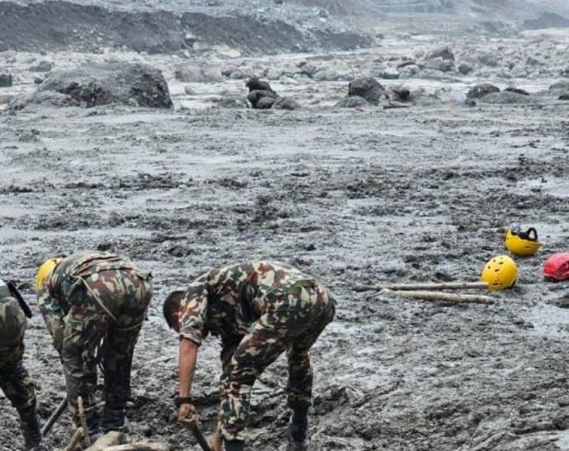 त्रिशूली थ्री बी सुरुङमा फसेकाको खोजी तीव्र, सेनाको टोली खटियो