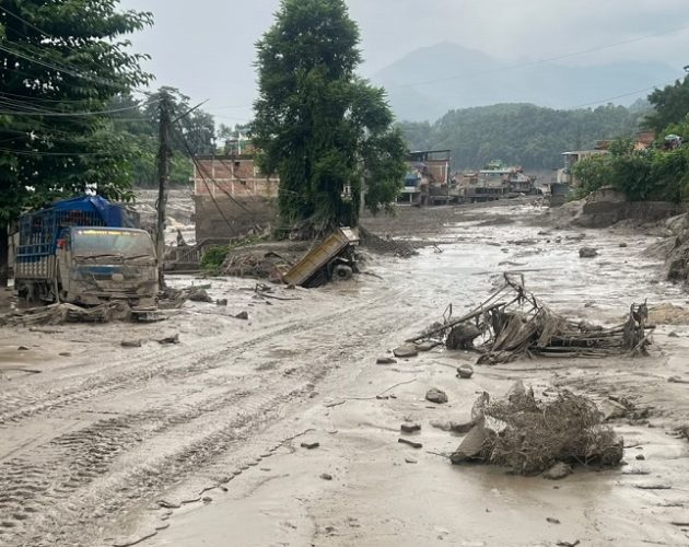 भोटेकोशी बाढीपछि नयाँ जलमापन केन्द्रका लागि स्थलगत अध्ययन सुरु