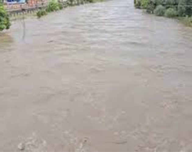 वर्षासँगै कास्कीको मार्दी खोलामा बाढी, सतर्कता तह पार