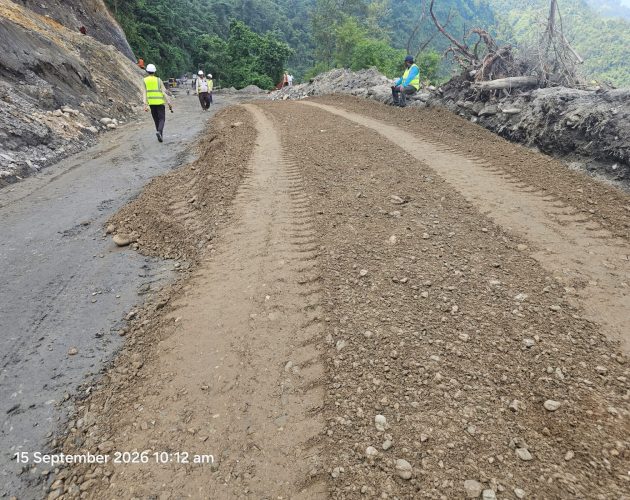 कृष्णभीरमा ट्रयाक खुल्यो, असोज १ देखि दुईतर्फी यातायात सञ्चालन हुने