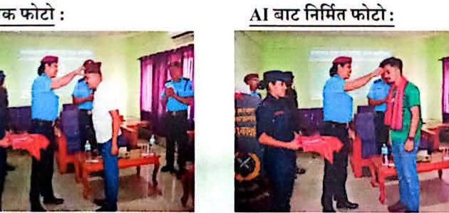 झापाका एसपीसँगको एआई फोटो सामाजिक सञ्जालमा राख्ने विश्वकर्मामाथि कारबाही