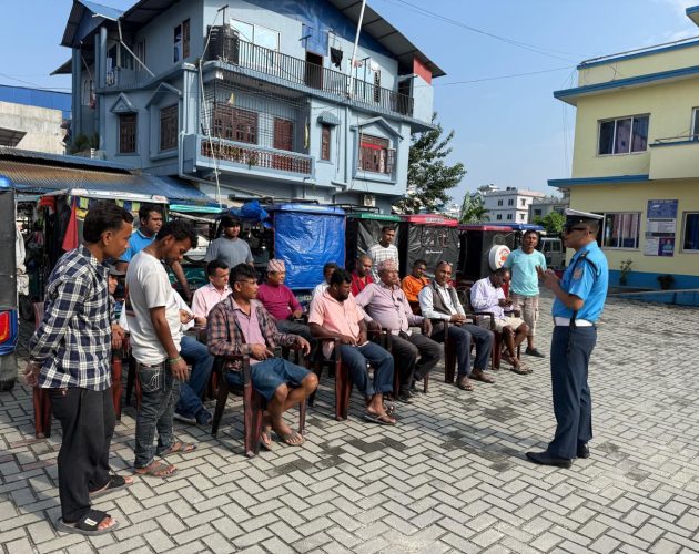 झापाको बिर्तामोडमा ३५ वटा सिटी सफारीलाई कारबाही